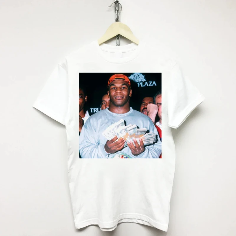 Mike Boxing Printed Cotton T-shirt Unisex Men Women Causal Tyson Tops Summer Round Neck Short Sleeve Graphic Tee Big Size S-4XL image 3