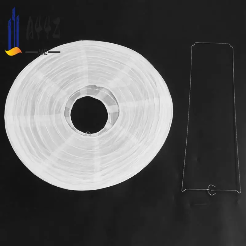 

A44Z-6 X Chinese Japanese Paper Lantern Lampshade For Party Wedding, 40Cm(16 Inch ) Creamy-White