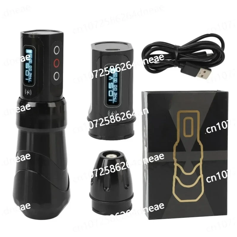 

Беспроводная тату-машинка Беспроводная тату-машинка Ручка Двойной разъем батареи для тату-магазина для картриджей Иглы