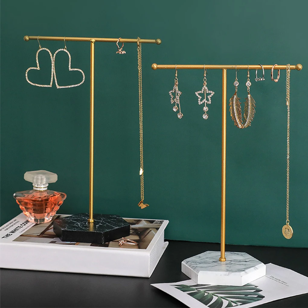 

Подставка для украшений Т-образная железная для общежития, полка для ожерелий и кулонов