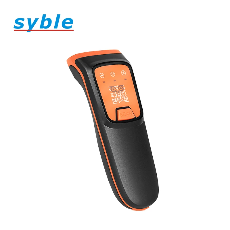 Portable 1D 2D QR BT Scanner Handheld Wireless Barcode Reader for IOS Android Smart Phone Tablet  M80