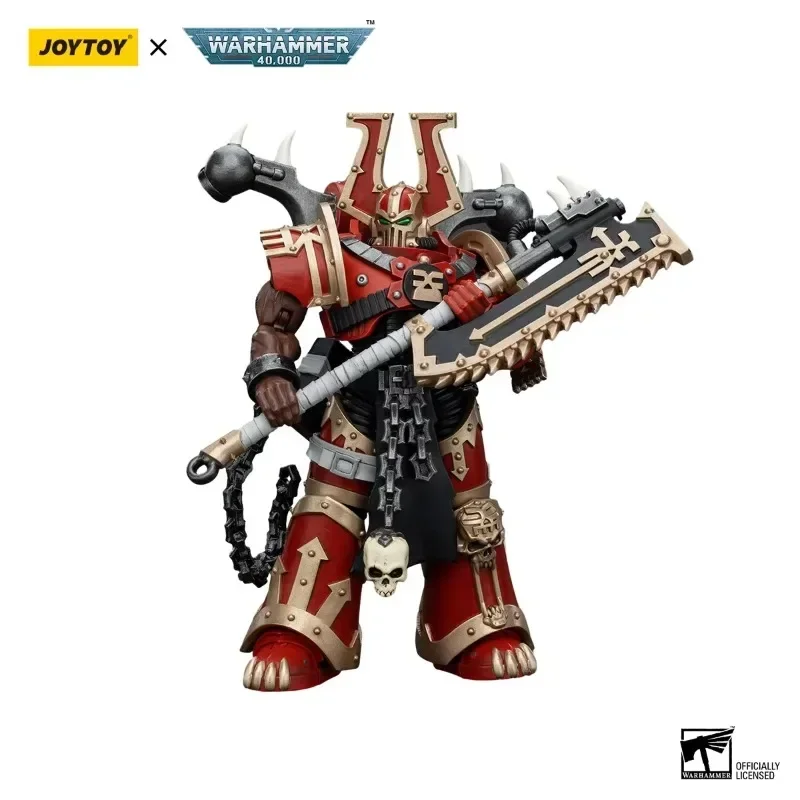 

Original JOYTOY Warhammer 40K 1/18 World Eaters Khorne Berzerker 3PCS Anime Action Figures Model Toys Collection Gifts In Stock