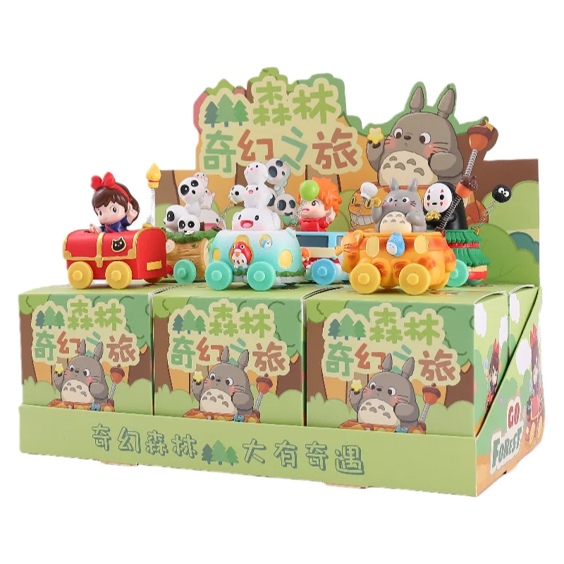 

Hayao Miyazaki Blind Box Crystal Bead Strap Cute Pendant Birthday Gift For Anime Phone Accessory Resin Mini Night Light Figures