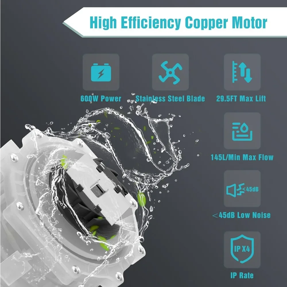 One Piece Macerating Toilet System with Macerator Toilet Pump  3 Inlets for Rear Outlet Toilets 600W Compact Upflush Toilet
