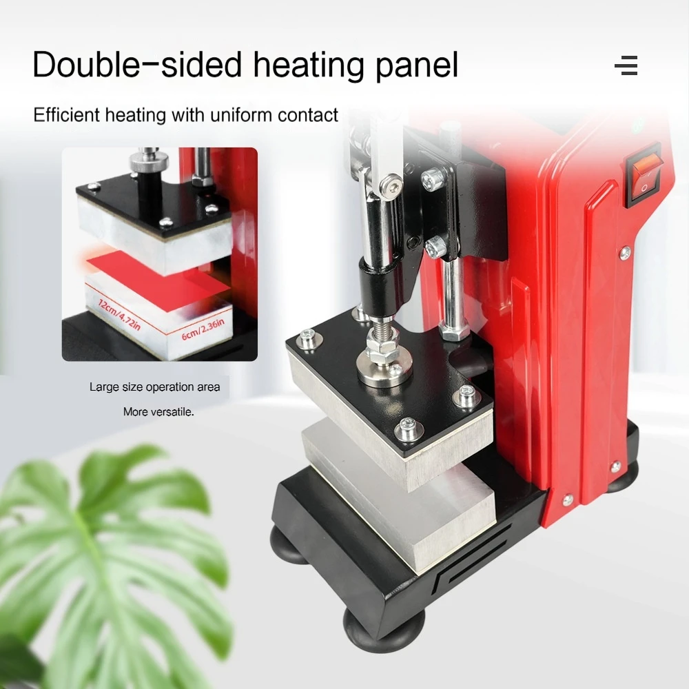 2026 CH2034 Hot Rosin Press Machine Small 5*7cm/6*12cm Top And Bottom Heating Rosin Press Machine Portable Rosin Machine 110v /