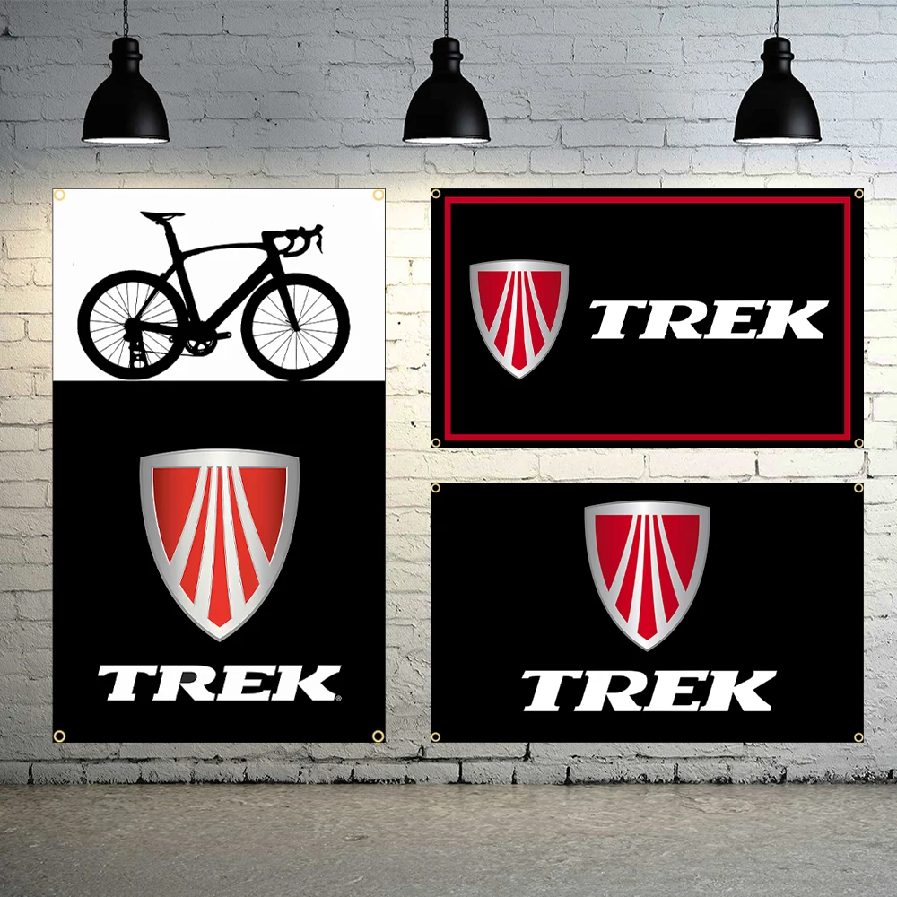 JimonFlag 90X150CM 3X5FT T-Treks Bike Flag Polyester Printed Bicycle Banner For Room Decor