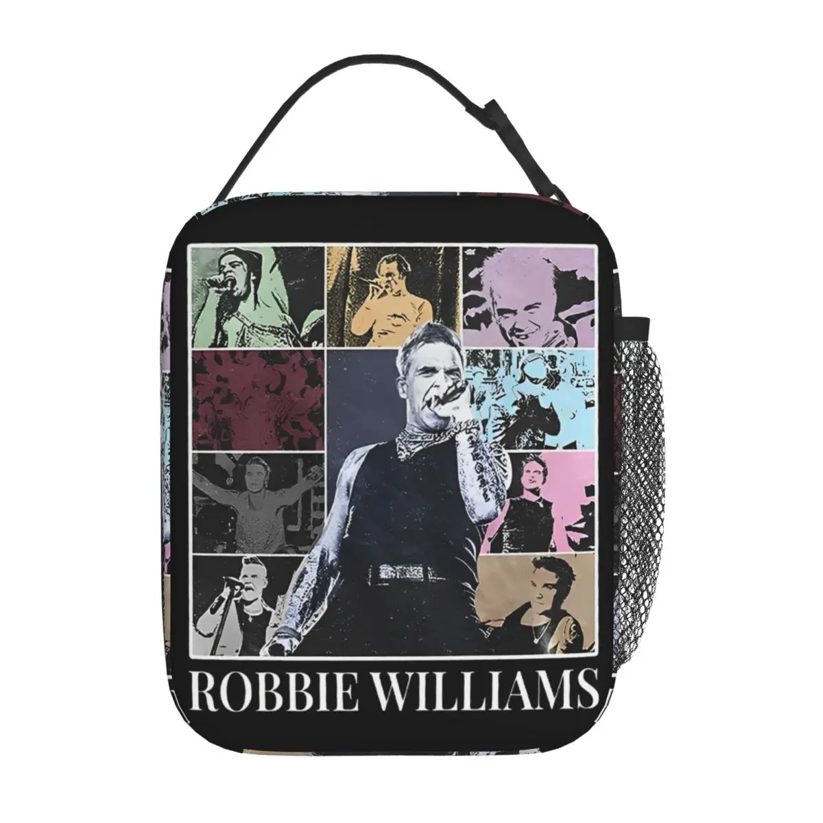 Robbie Williams Live 2025 Tour Concert Thermal Insulated Lunch Bags Portable Food Bag Men Women Thermal Cooler Lunch Boxes