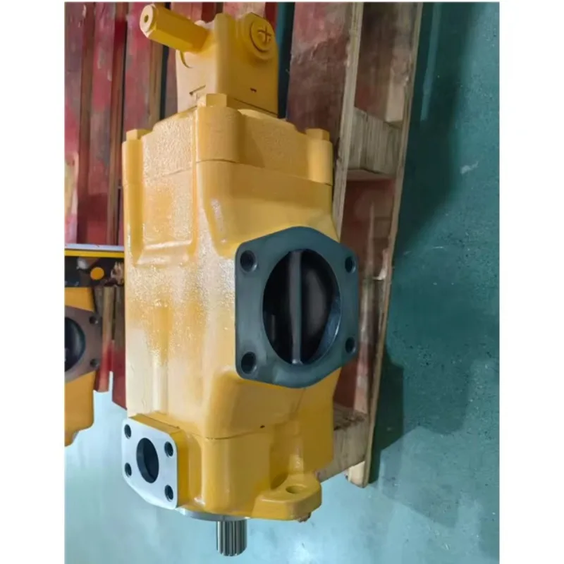 

966F Wheel Loader Parts 6E6666 1214313 Implement Steering Pilot Braking Hydraulic Vane Pump 6E6666