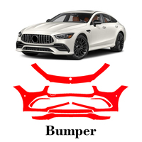 Car Precut Paint Protection Film Front Bumper Anti-scratch Exterior TPU PPF For Mercedes-Benz AMG GT53 2019-2023