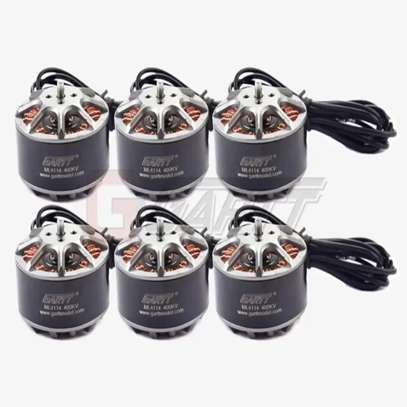 6PCS GARTT ML 4114 400KV 4114 Motor sin escobillas para Multirotor Quadcopter Hexa DJI S800 S1000 RC drone