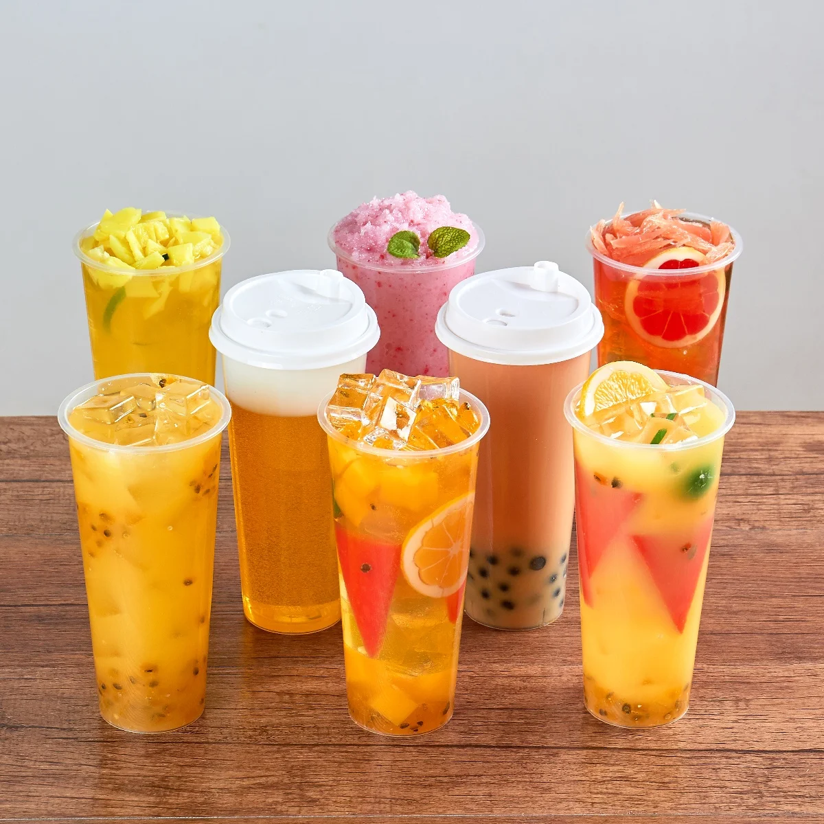 23.67 oz Simulation Thai Milk Tea And Fruit Tea Model,Fruit Strawberry Milk Shake Model，Lemon Tea Model,Photography Props