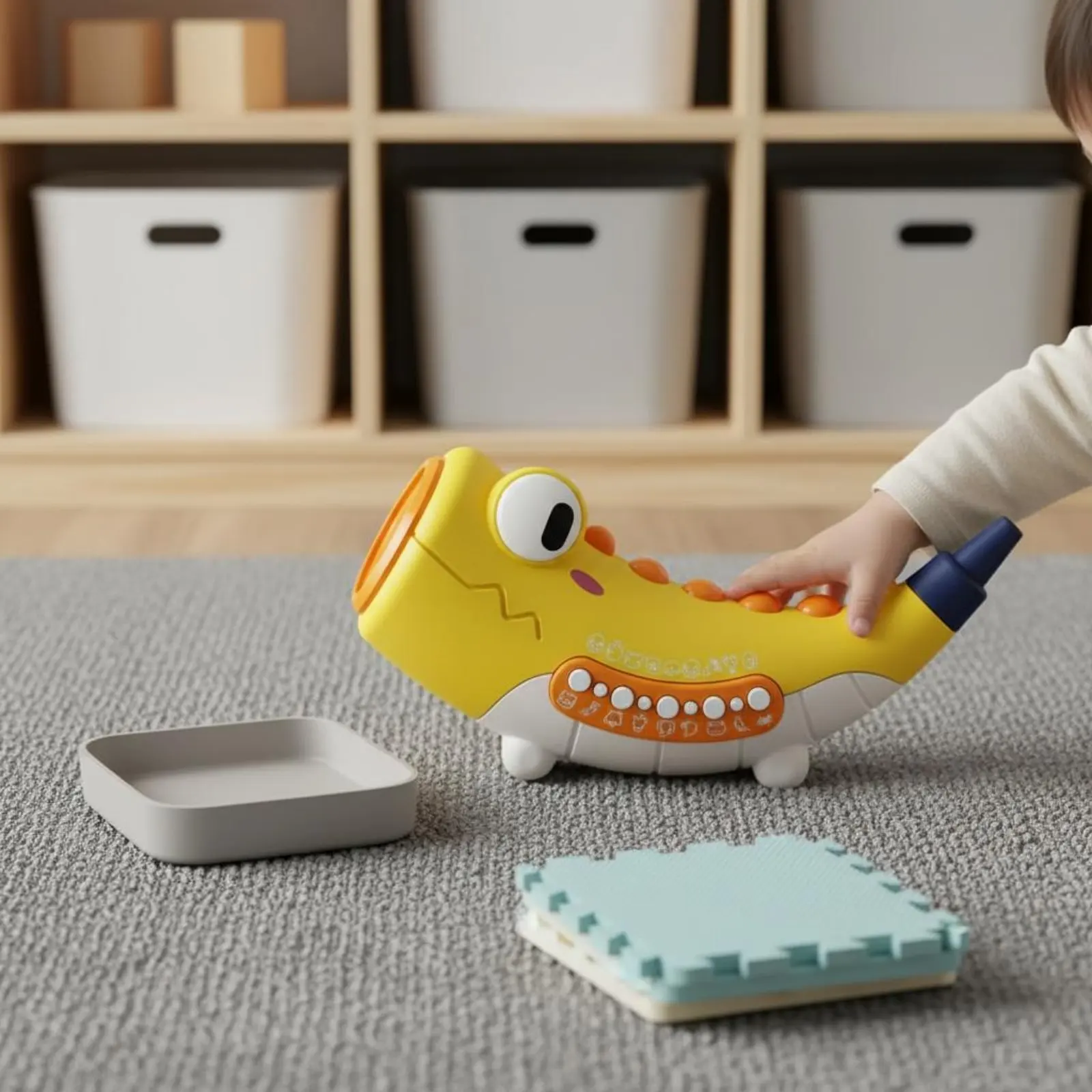 Creature Sound Instrument Easy to Play Plastic Instrument Toy Toy Wind Instrument Lightweight Kids Musical Trumpet Color Coded