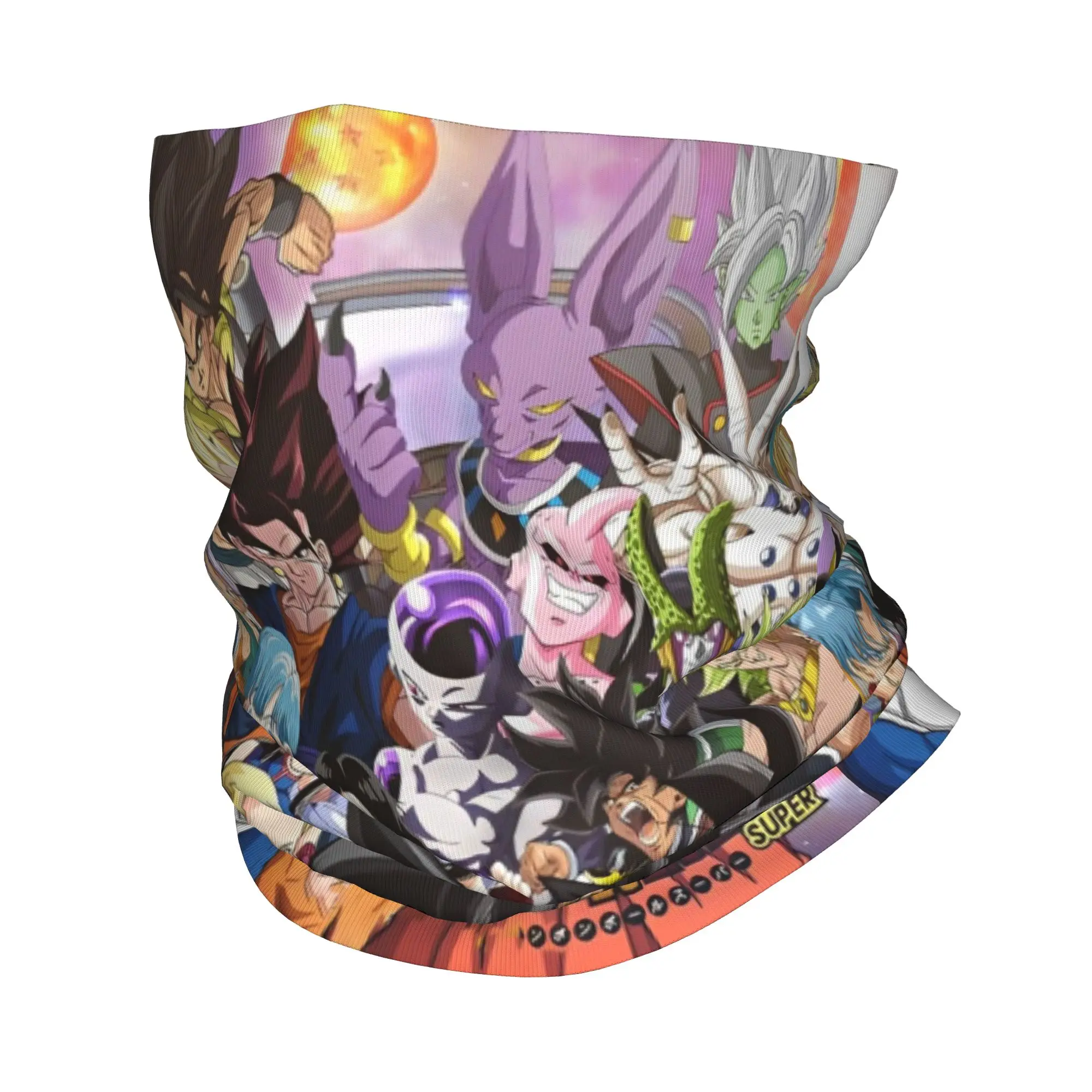 

Dragon Ball Z Cartoon Bandana Neck Gaiter Printed Wrap Scarf Multi-use Balaclava Hiking for Men Women Adult Breathable
