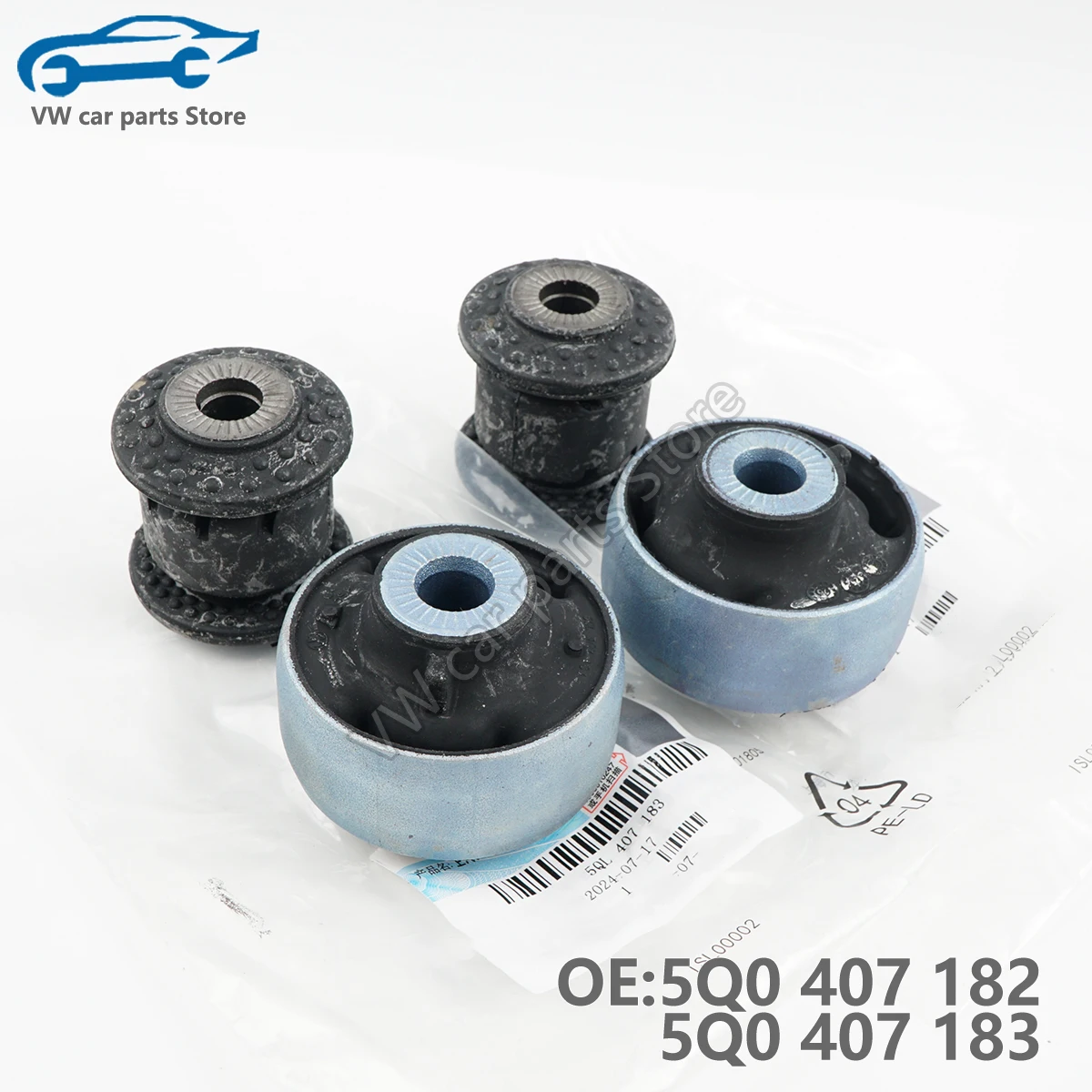 OEM Front control Arm bushing Rubber for VW golf 7 mk7 passat B8 Arteon tiguan audi A3 Q2 5Q0407182 5Q0407183