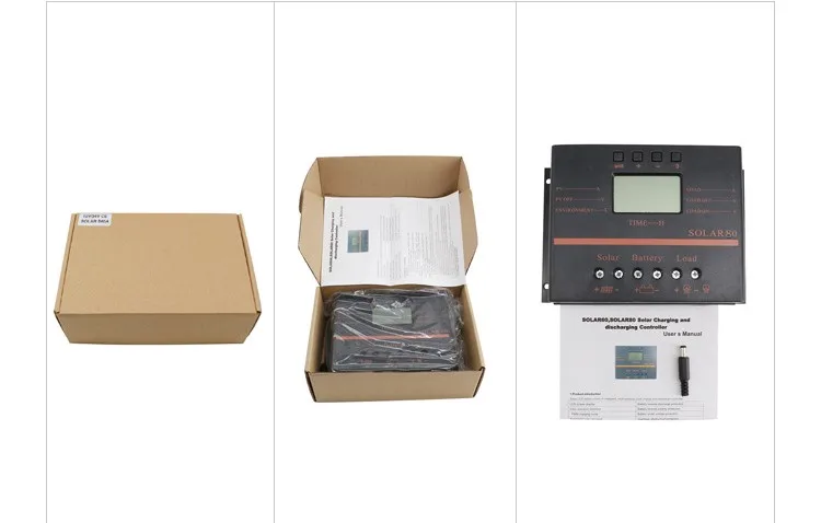 Solar Regulator 30A/60A/80A 12V/24V Auto PWM Charging And Discharging Controller 80A Solar Charge Controller