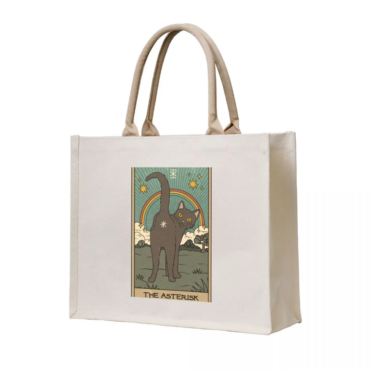 The Asterisk Tote Bag حقائب الشاطئ النسائية حقيبة قماش مخصصة حقيبة كتف قماش