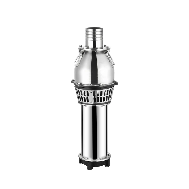 Large Caliber High Flow High Head 304 Stainless Steel Oil-Immersed Submersible Pump