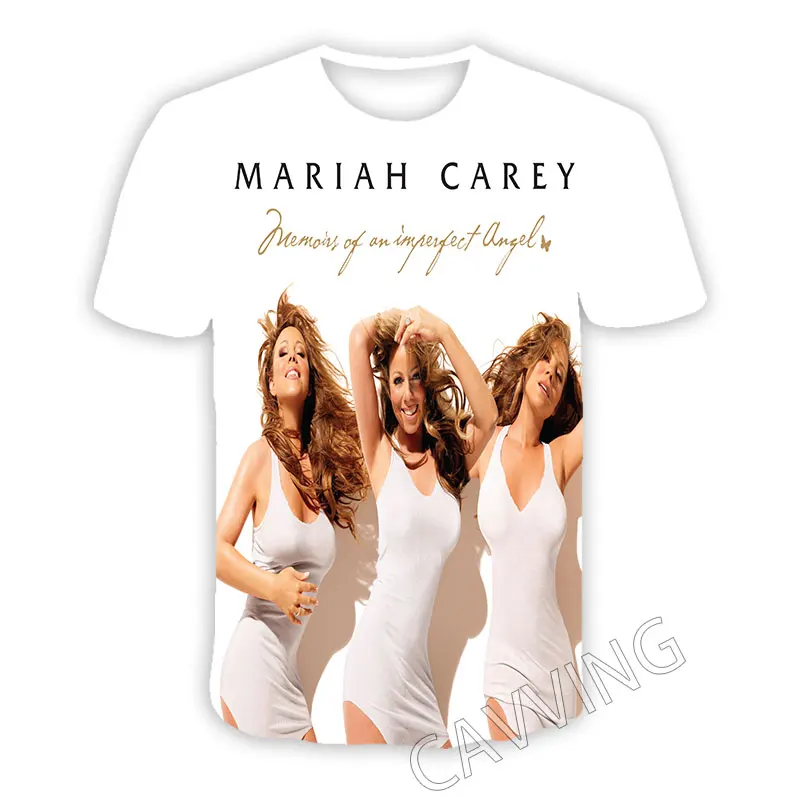 CAVVING 3D Printed Mariah Carey Casual T-shirts  Hip Hop T Shirts Harajuku Styles Tops Clothing for Men/women