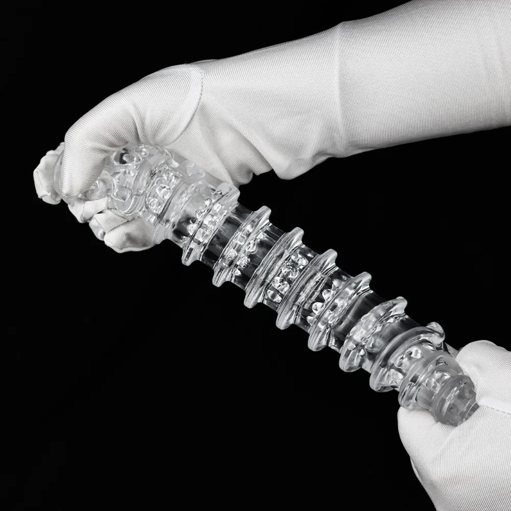 شفافة عالية TPE لدغ قناة ذكر الاستمناء دوامة كم المدرب الكبار لعبة الجنس للرجال جهاز استمناء