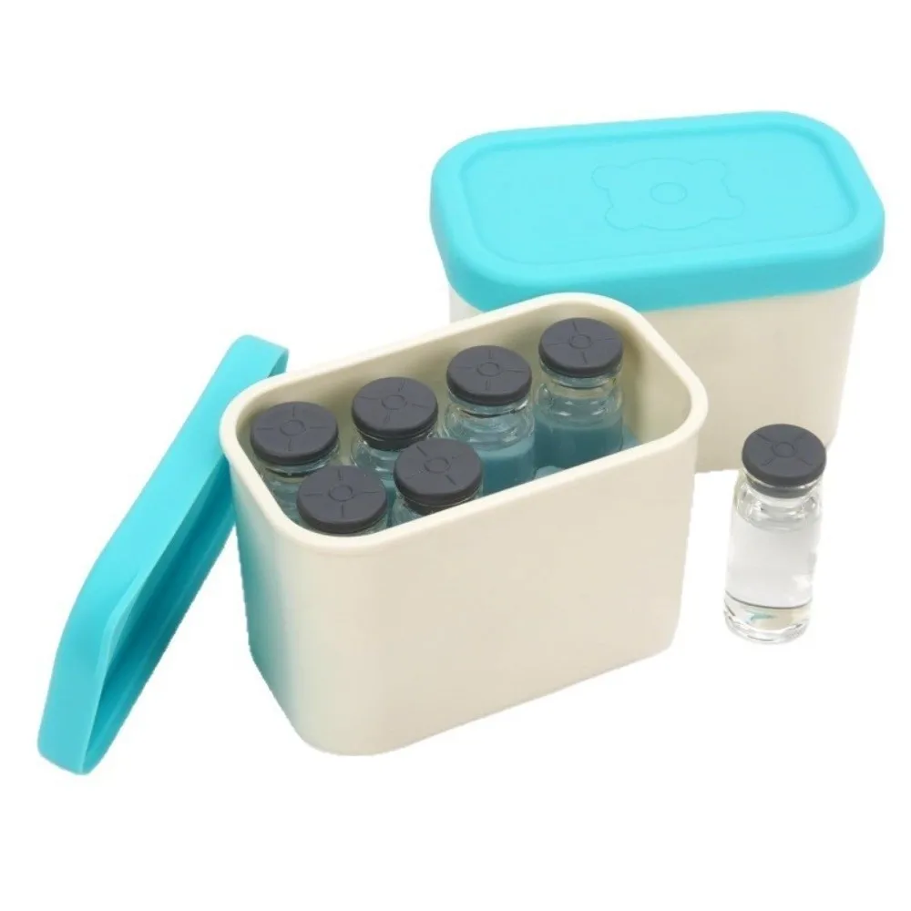 10ml Vial Compatible Peptide Organizer 5ml Vial Compatible Reusable Travel Vial Case Dishwasher-Safe Portable Small Peptide Case