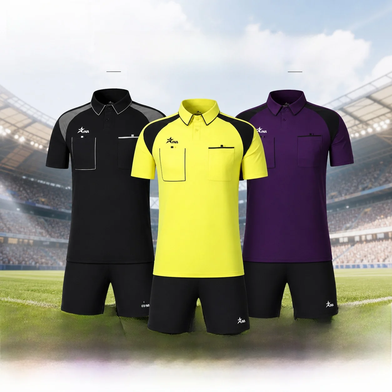 inland-wave-football-referee-uniform-set-short-sleeve-shorts-in6900-professional-super-chinese-team-match-breathable-sweatshirt