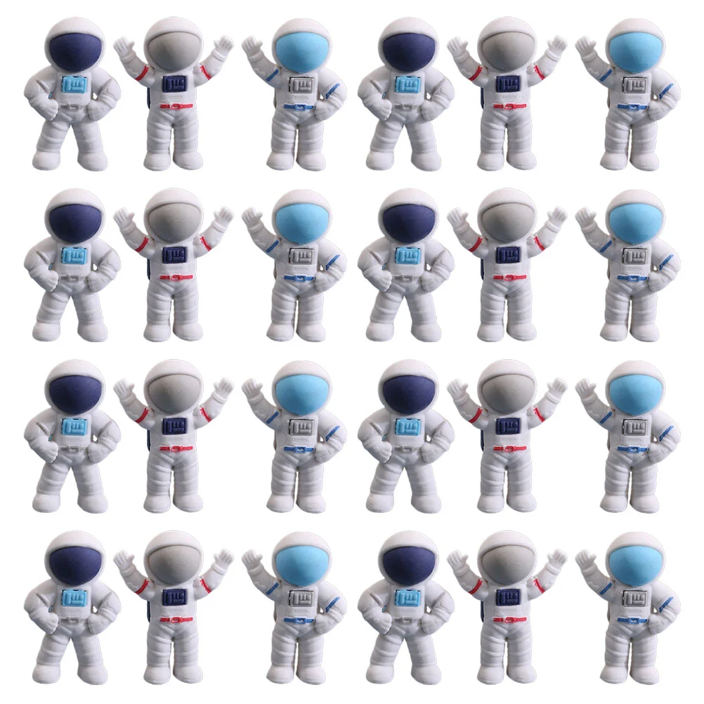 24 Pcs Fun Erasers for Students Bulk Astronaut Gift Kawaii Charming Space Mini Cute