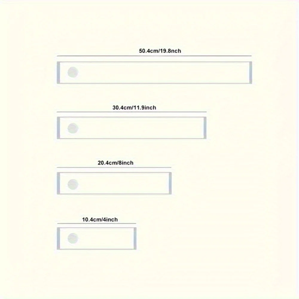 1PC, USB Rechargeable LED Motion Sensing Light, Suitable for Wardrobes and Cabinets, Indoor Lighting,