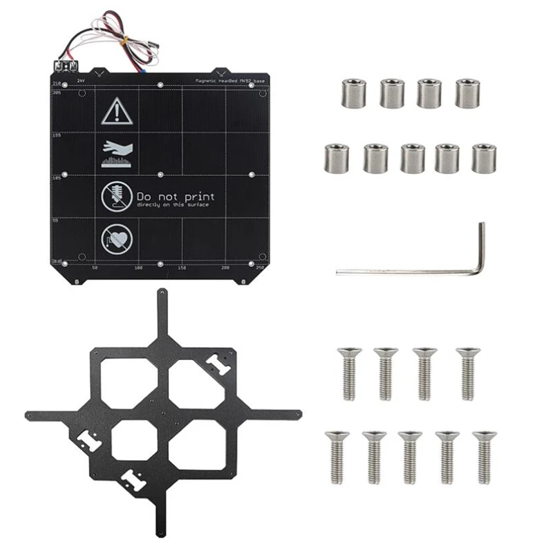 Cloned Prusa i3 MK3 Y carriage Aluminum Heated Bed 24V For MK3S MK52 and Voron Switchwire 3D Printer Parts