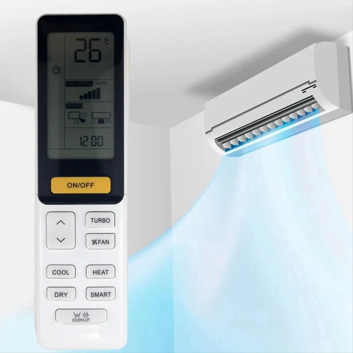 

Replace A/C 0010402886AR Remote Control for 0010402886AR Air Conditioner Remote Control