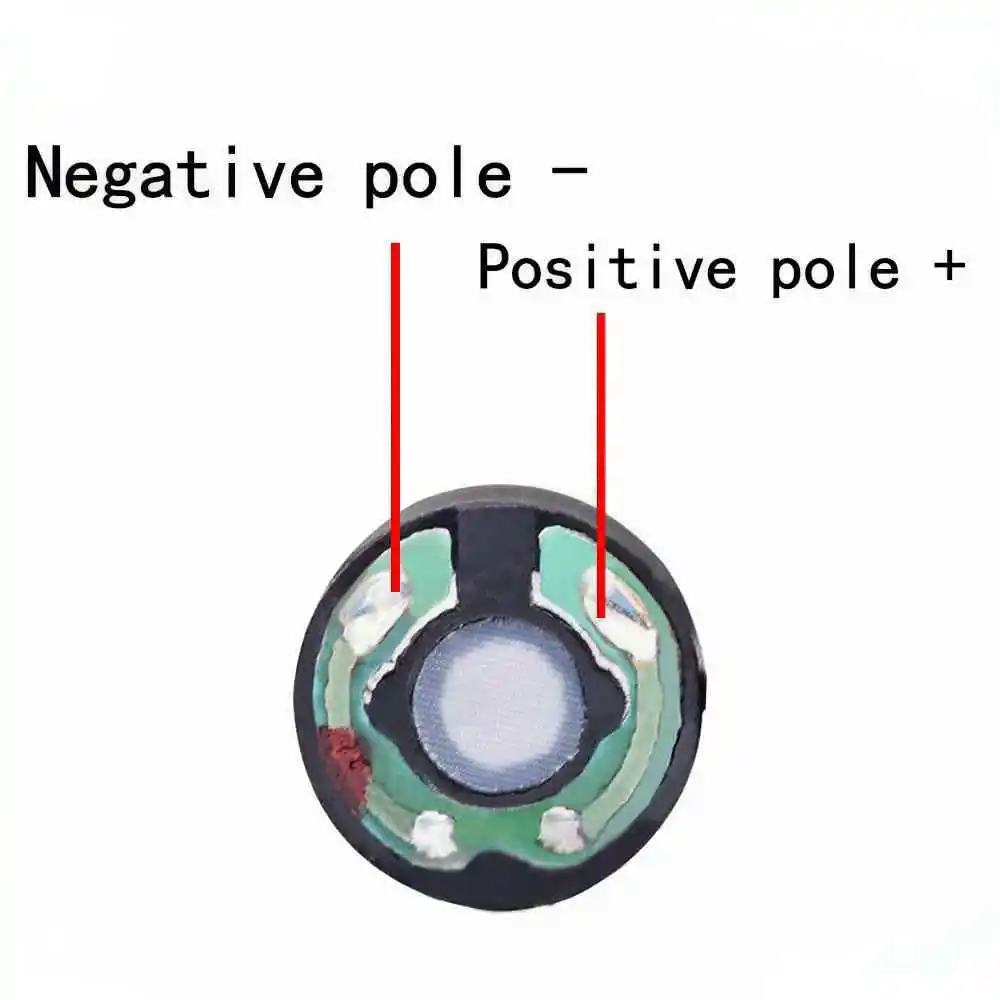 وحدة سماعة الرأس QIGOM 816A زوج واحد، 8 مم 18Ω 100dB، وحدة سماعة الرأس PU فيلم معدني مركب لوحدة سماعة الرأس HIFI داخل الأذن #6