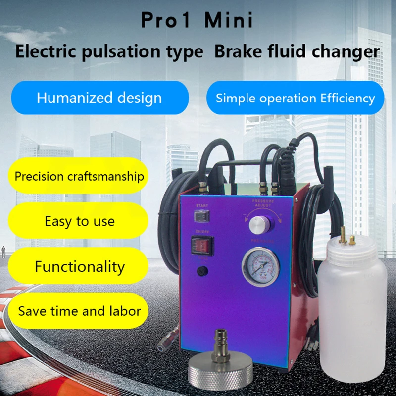 Pro1 Automobile Brake Fluid Changer Oil Pump Refiller Brake Fluid Replacement Electric Pulse Brake Fluid Replacement Machine