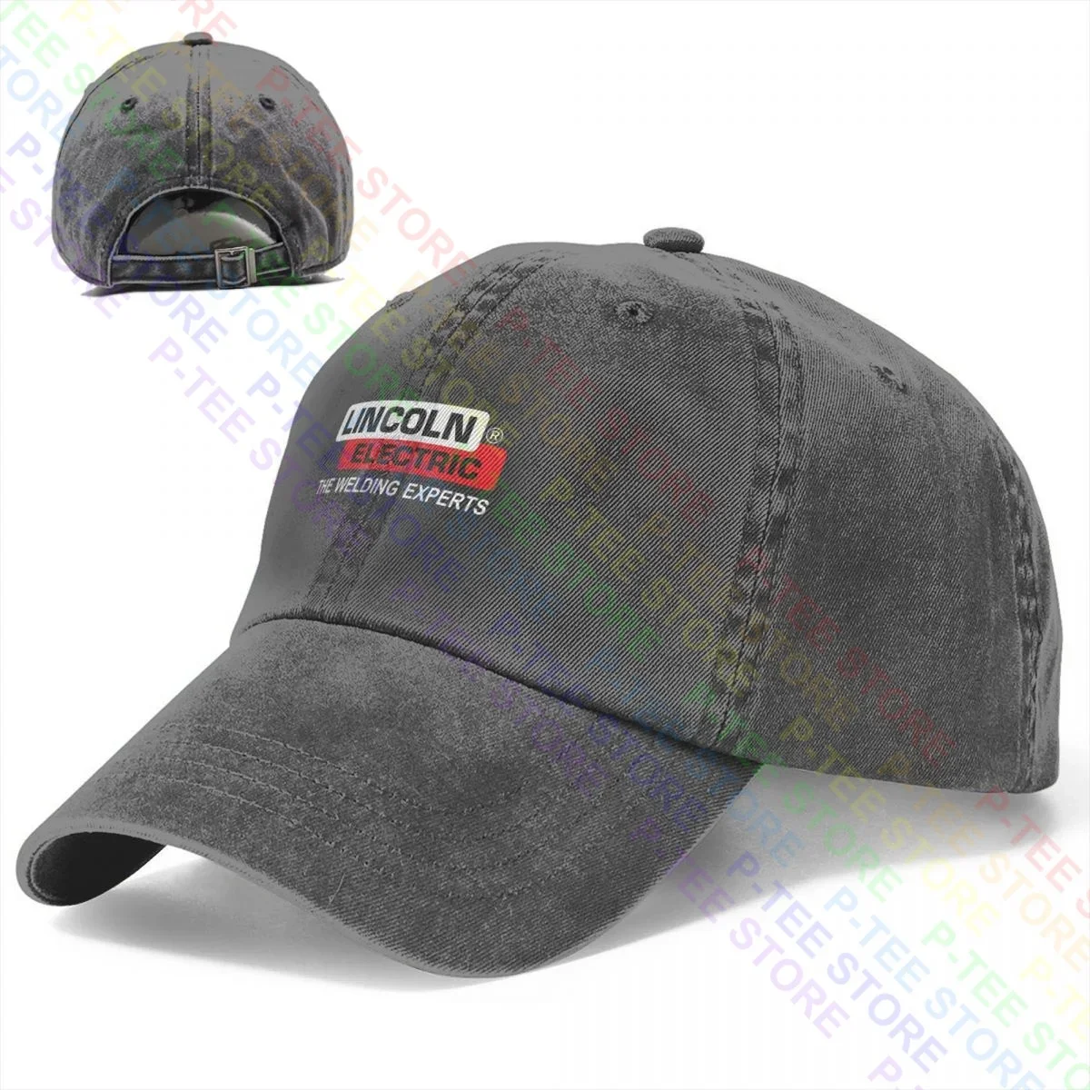 Lincoln Electric Welders Welding Experts Wire Equipment Washed Denim Baseball Cap Trucker Hats Pop