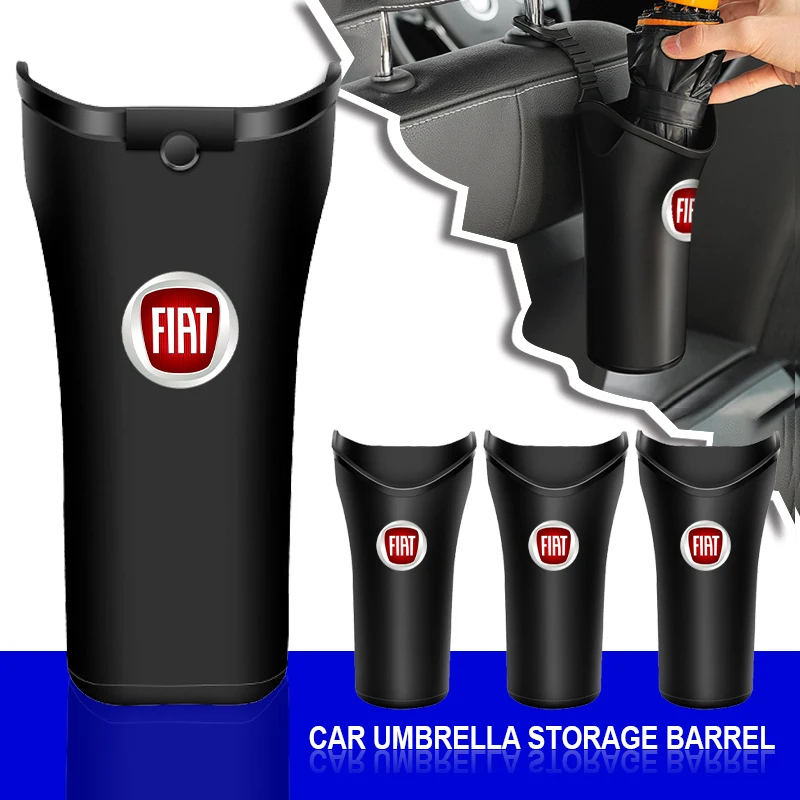 

Многофункциональный автомобильный ящик для хранения зонтов, органайзер для мусора, ведро для Fiat 500 Grande-Punto Astra Bravo Panda Tipo Stilo Egea