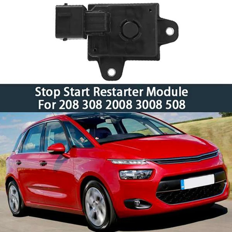 

1 PCS New Stop Start Restarter Module 9807709080 Replacement Parts For Peugeot 208 308 2008 3008 508 Citroen C3 C4 DS3 DS5 DS6