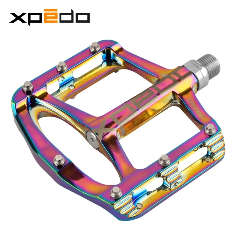 Wellgo XPEDO Original SPRY Magnesium Body Off-Road XC Road Bike All Mountain Bicycle Bearing Flat Pedal XMX24MC Cycling Parts