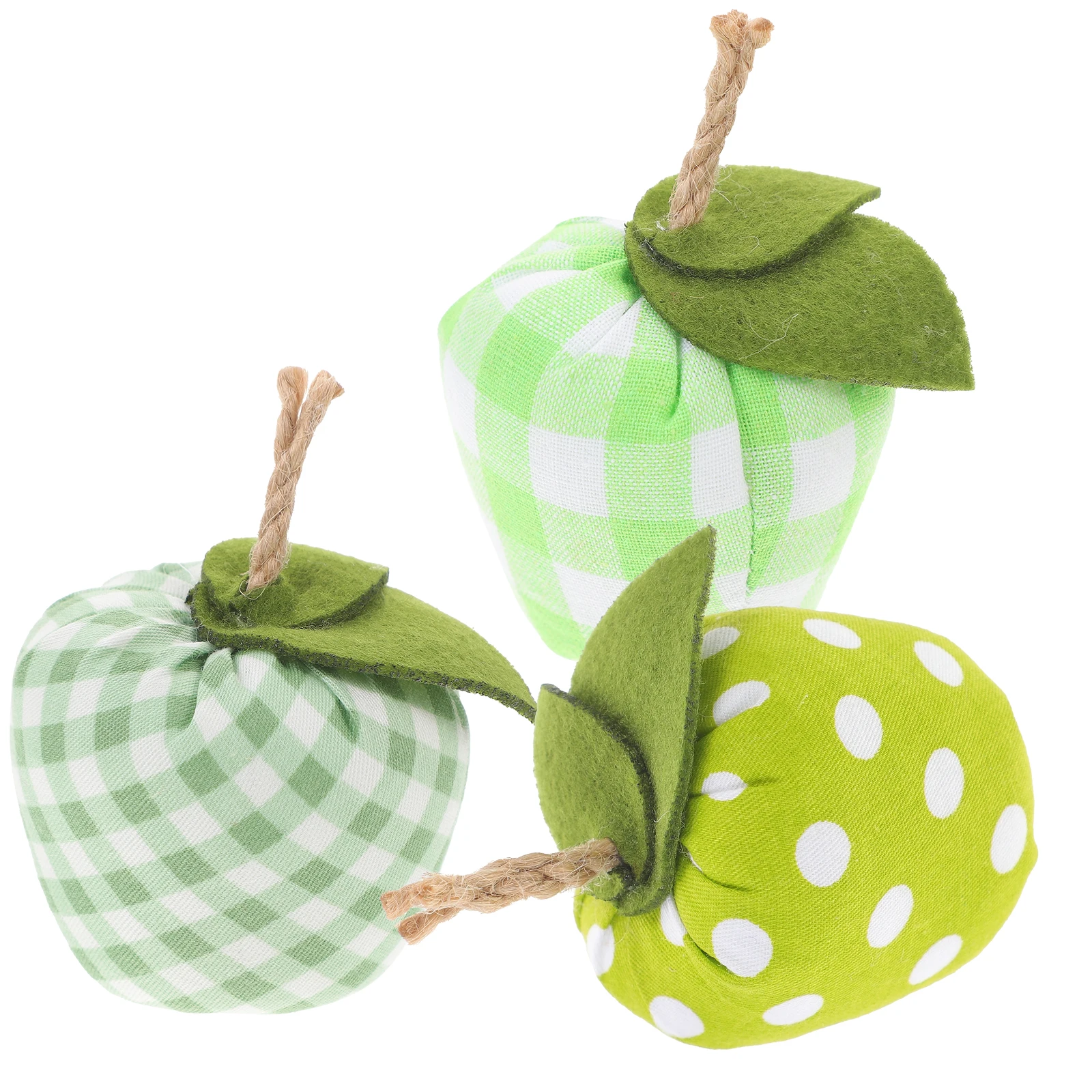 

3 Pcs Simulated Dot Pattern Artificial Fruits Home Decor Lifelike Model Spring Summer Party Toy Fake
