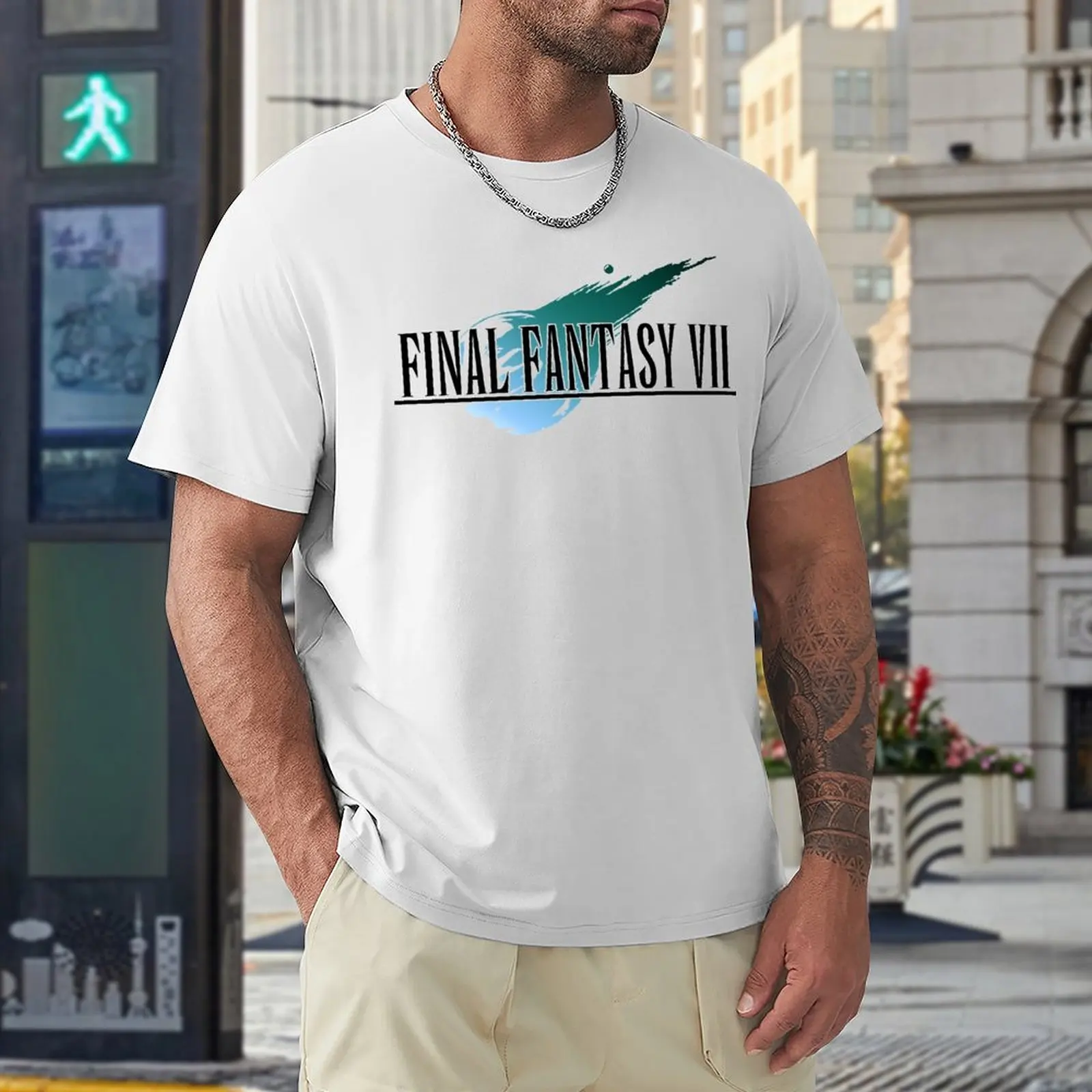 Final Fantasy VII Pullover Hoodie For Sale Crewneck T-shirt Sports Tees Top Quality Geeky Home Eur Size