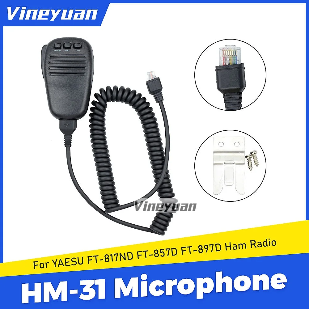 NEW MH-31A8J Handheld Speaker Microphone for YAESU FT-817 FT-857 FT-450 FT-891 FT-900 FT-857D Ham Radio