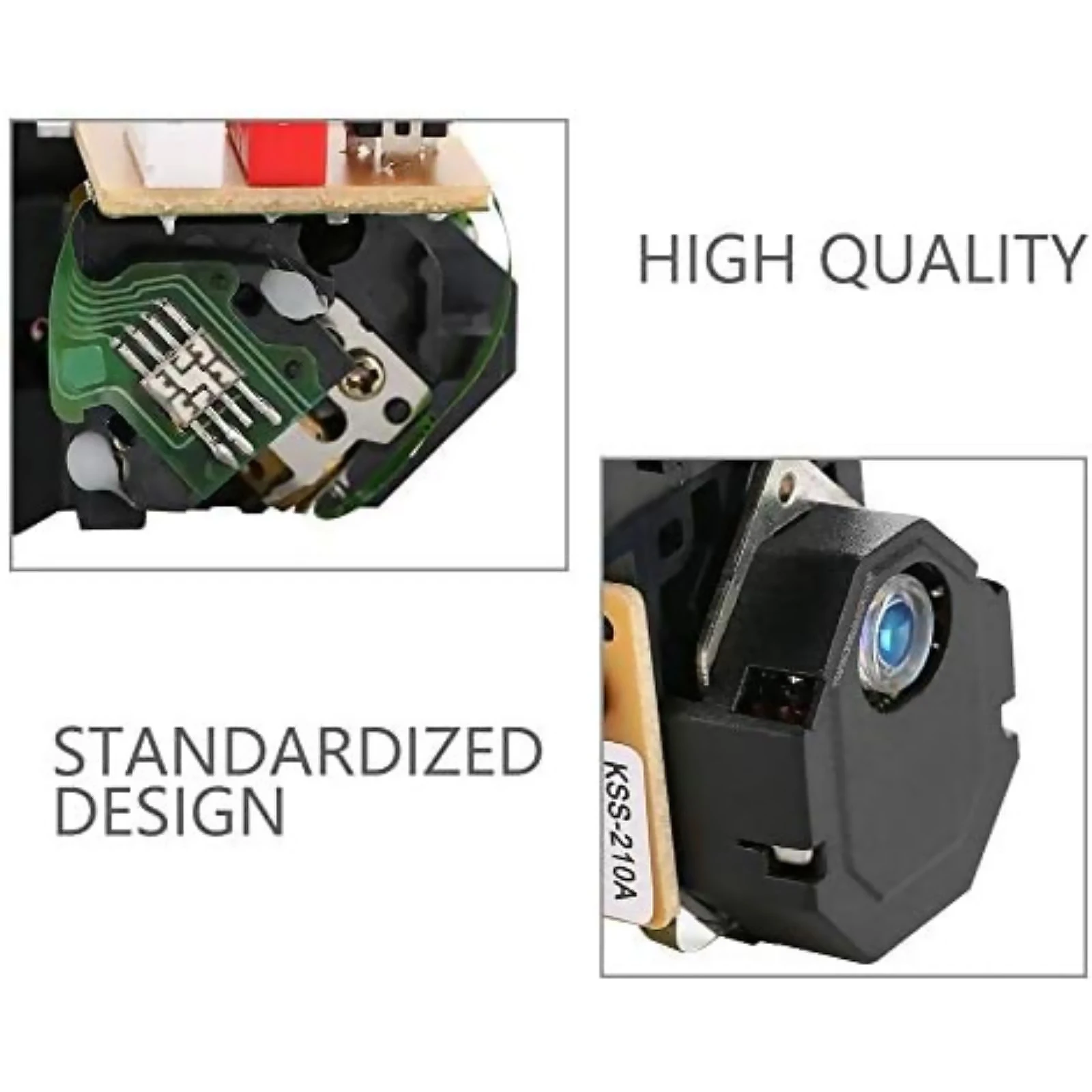 KSS-210A Optical Pick-Up Laser Lens for CD VCD Player Replacement Mechanism Repair Part for Optical Drive Data Reading