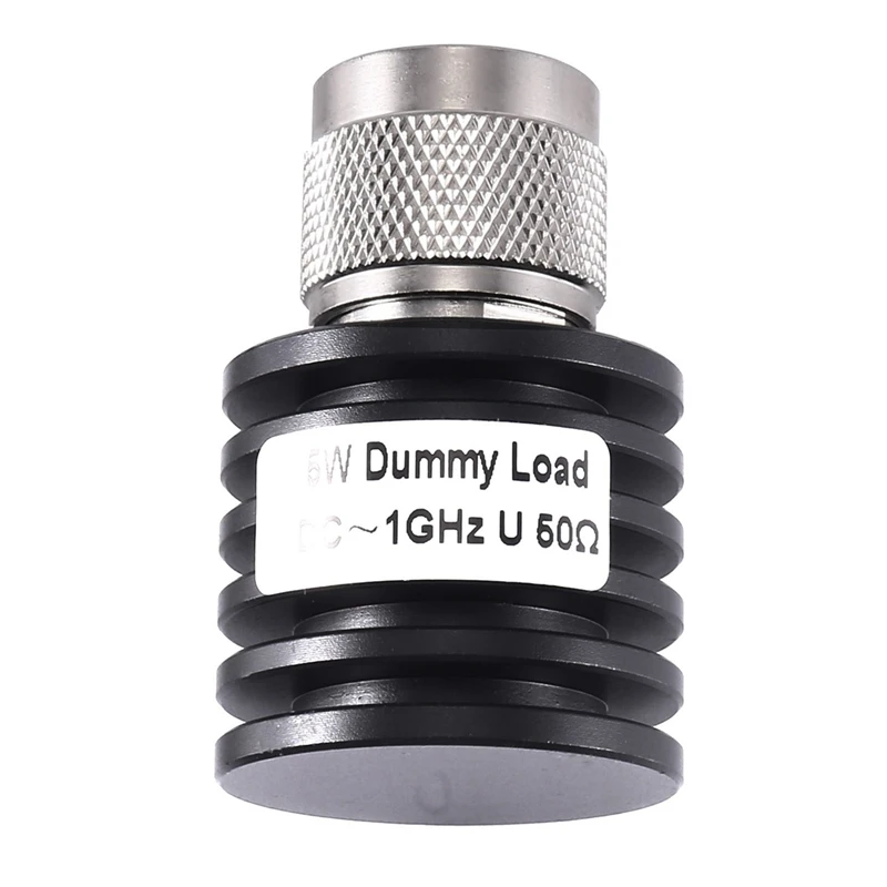 UHF M PL259 SO239 Male Load High-Power 5W Coaxial Termination DUMMY Load 50Ohm DC-1GHZ With Heat Sink Low Standing Wave