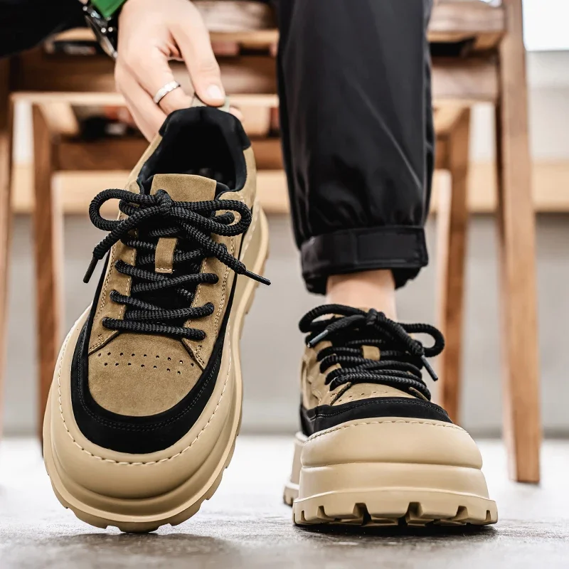 

Men's Casual Sports Shoes Thick and Height Increasing Fashionable and Sporty, Suitable Durable Men's Shoes