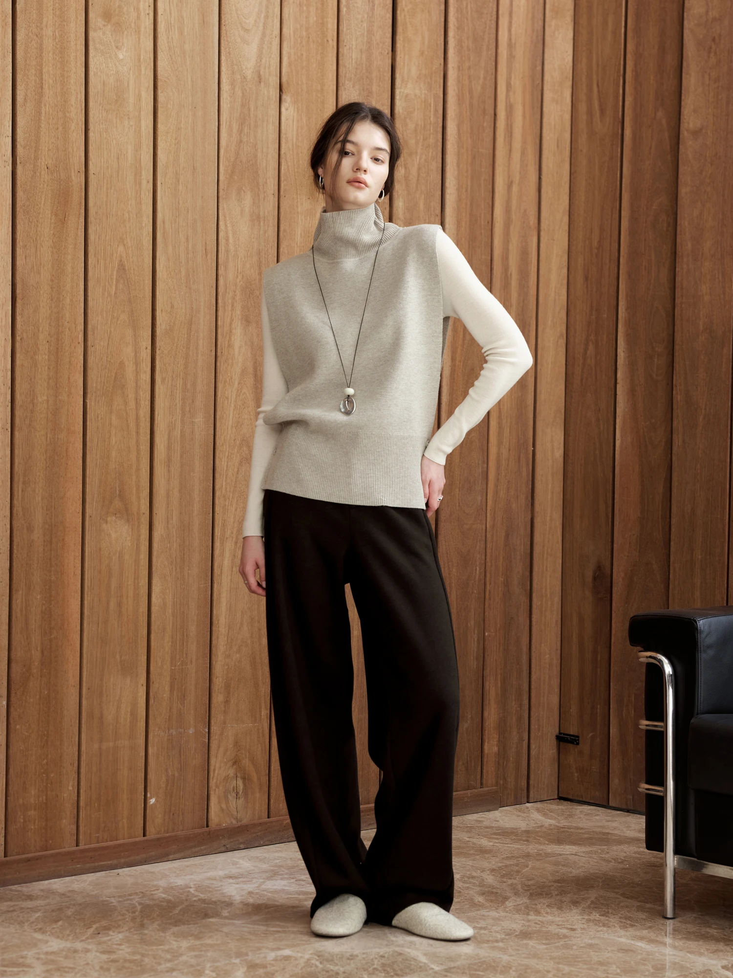 

Openroles Luxury mat Women's Wool High Collar Svel Knitted Sweater Base Layer Top Casual Faion Winter Clothes