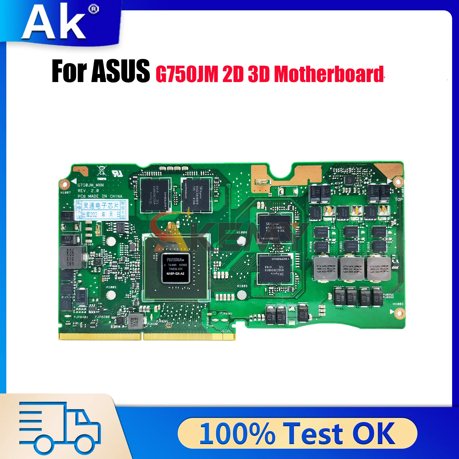 

G750JM Laptop Motherboard For ASUS ROG G750JW G750J G750JZ G750JY G750JX G750JM G750JH Notebook Mainboard tests OK fast ship stk