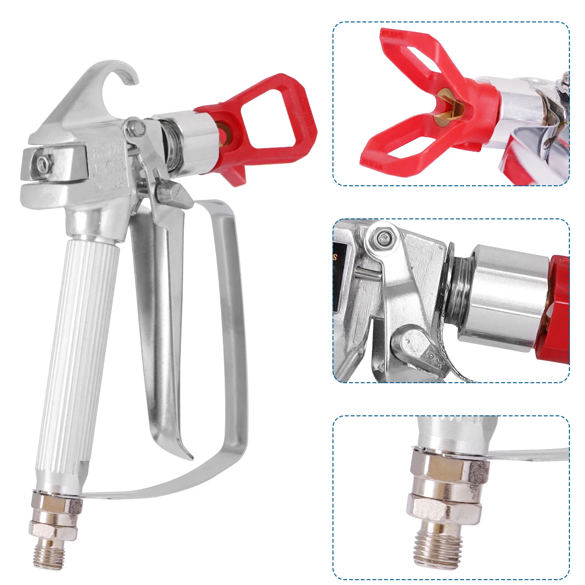 Pistola a spruzzo Airless ad alta pressione 3600PSI con spruzzatore della pompa della protezione dell'ugello e macchina a spruzzo Airless per Wagner Titan