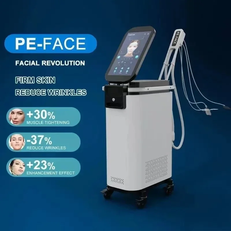 Wrinkle removal machine with thermal energy output, magnetic strong pulse, RF EMSzero PE, facial lift