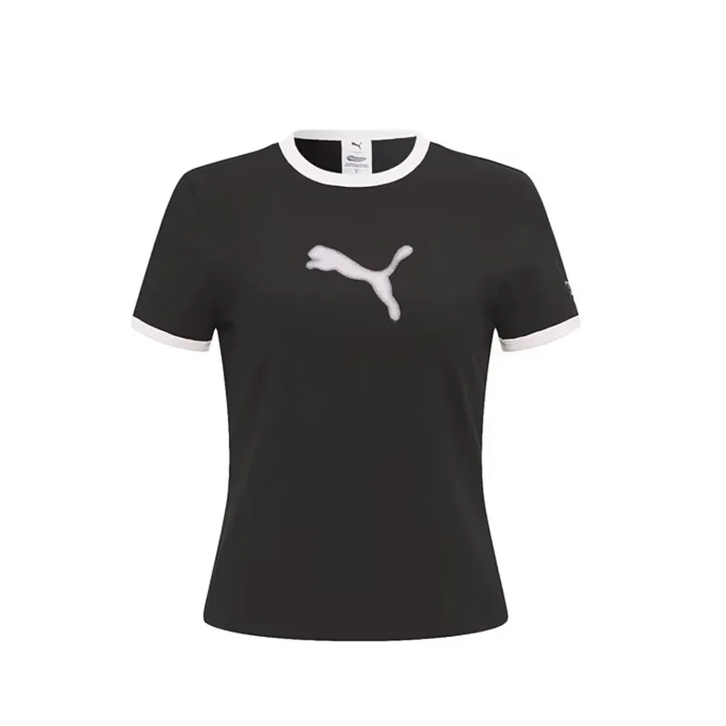 Puma Women's Short Sleeve T-Shirt 637865-01 Summer Casual Breathable Top Comfortable Sports Tee