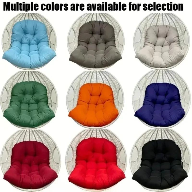 2026 New Outdoor Hanging Basket Chair Hanging Chair Cushion Balcony Garden Cushion Hanging Bed Chair Cushion Soft