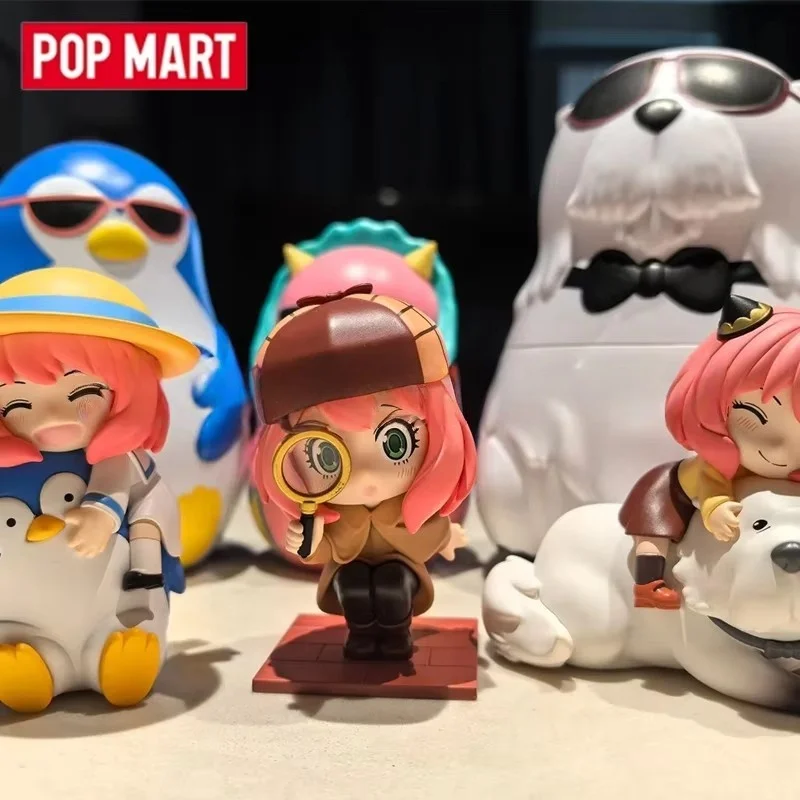 

Genuine POP MART Spy X Family Anya Forger Daily Life Series Blind Box Collectible Anime Figure Desktop Decor Birthday Gifts