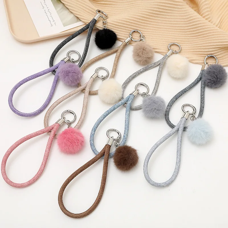 

Подвеска-сумка с мягким кроликом Рекса, брелок-подвеска, аксессуары, креативные, самая легкая подходит для подвешивания ремешка для мобильного телефона