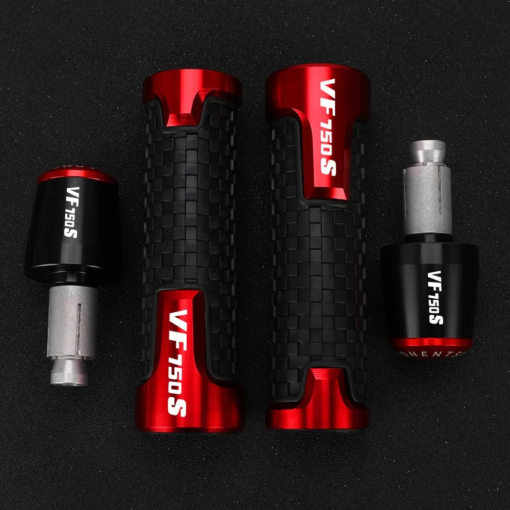 

2023 Moto For Honda VF750 S VF 750S VF750S SABRE 1982-1986 1985 Motorcycle 7/8"22MM Handlebar Grips Handle Bar Cap End Plugs